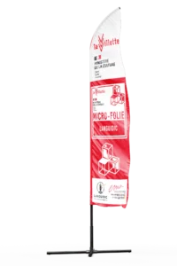 Drapeau aile - Médiathèque de Languidic - Micro Folie