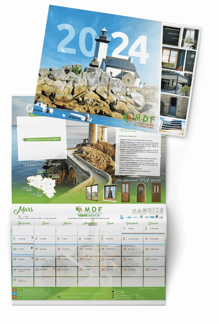 Calendrier la MDF à Languidic