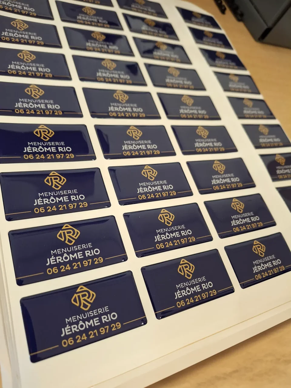 Impression de doming par HLB édition à Languidic